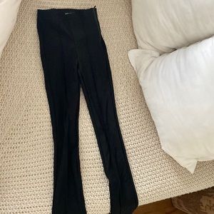 Formal black fitted pants